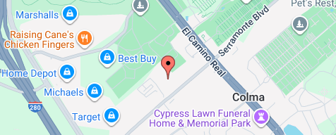 Map of the business location